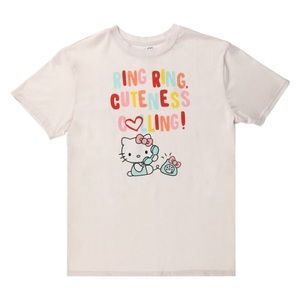 Valentines Hello Kitty® 'Ring Ring' Graphic Tee